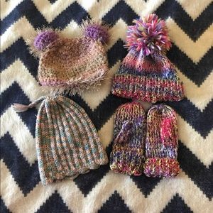 Girls Hat & Mitten Bundle
